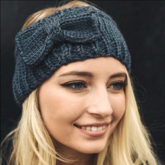 ✨️2/$20 ‼️Last One Left‼️ Dark Gray Knit Headband - Picture 1 of 1